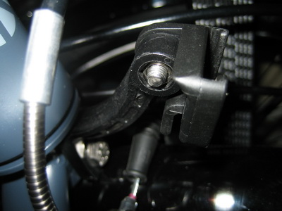 Bracket Fitted On Original Mount